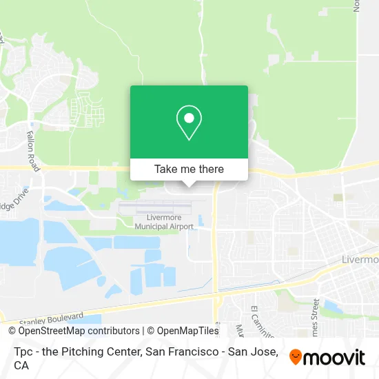 Tpc - the Pitching Center map