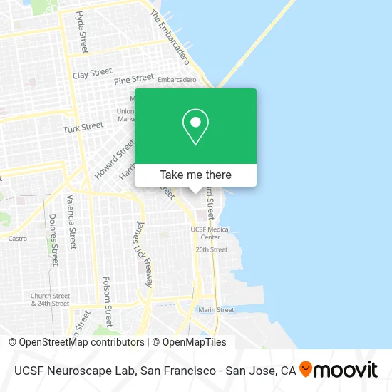 UCSF Neuroscape Lab map