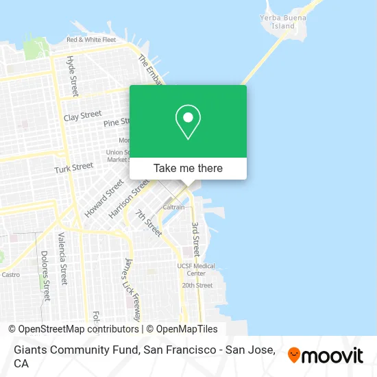 Giants Community Fund map