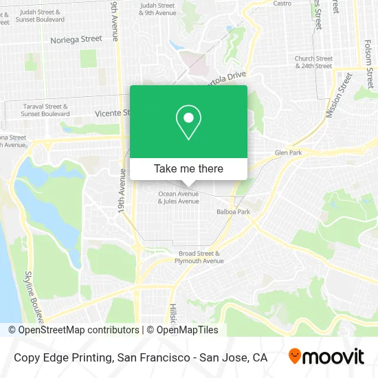 Copy Edge Printing map
