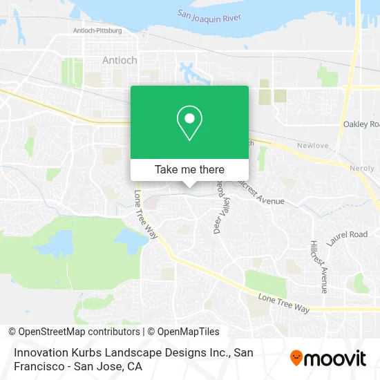 Innovation Kurbs Landscape Designs Inc. map