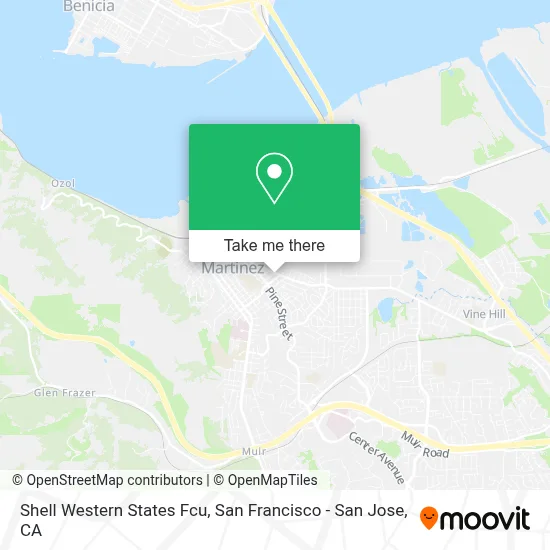 Shell Western States Fcu map