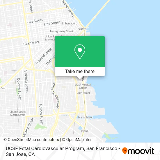 UCSF Fetal Cardiovascular Program map