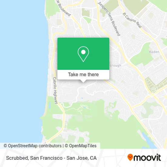 Scrubbed map