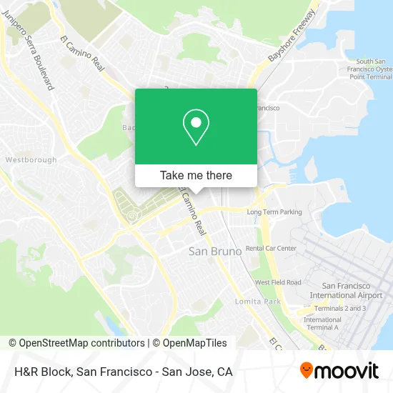 H&R Block map