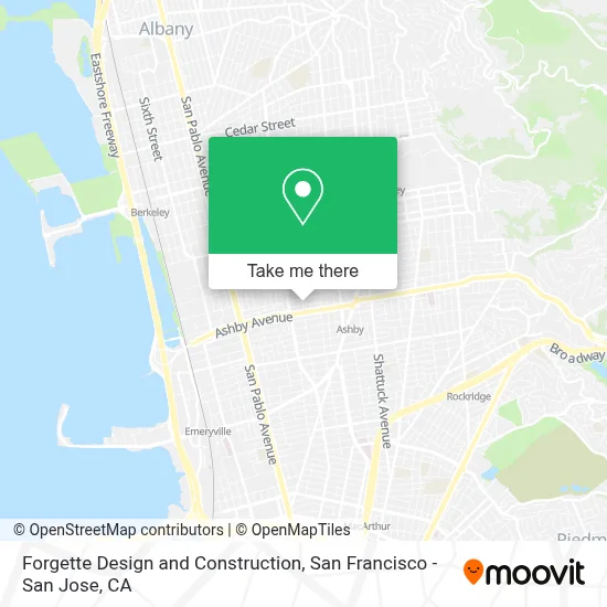 Forgette Design and Construction map