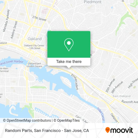 Random Parts map