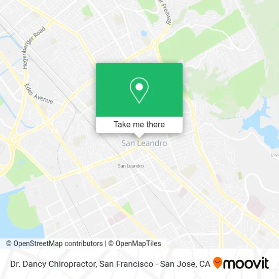 Dr. Dancy Chiropractor map