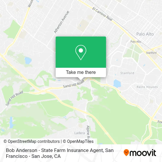Bob Anderson - State Farm Insurance Agent map
