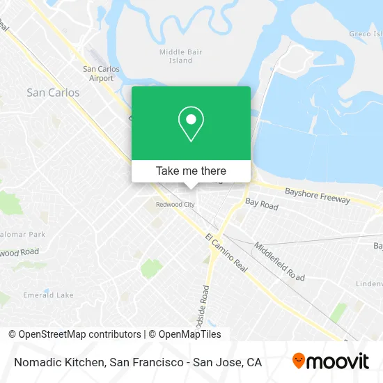 Nomadic Kitchen map