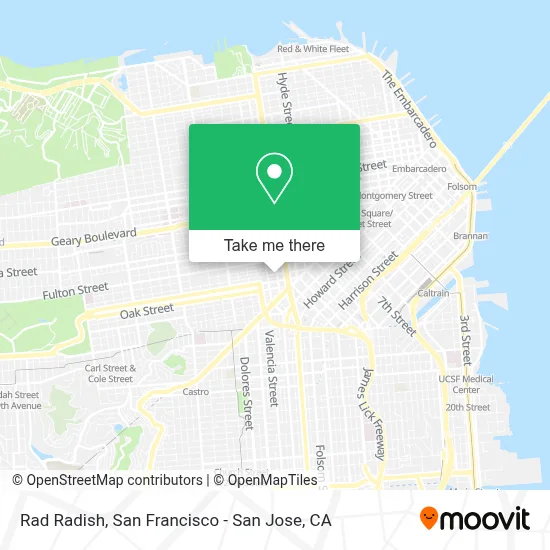 Rad Radish map