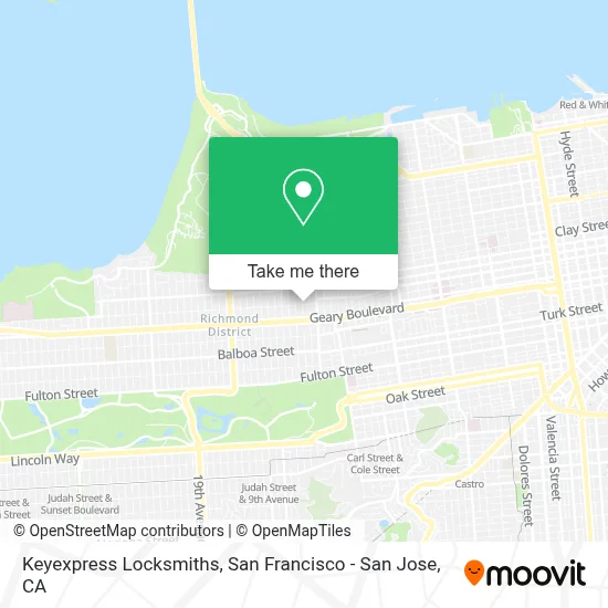Keyexpress Locksmiths map