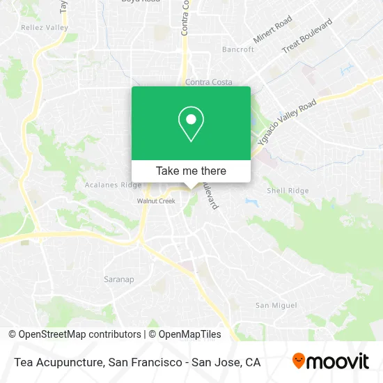 Tea Acupuncture map