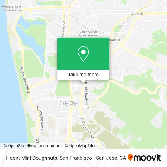 Hookt Mini Doughnuts map