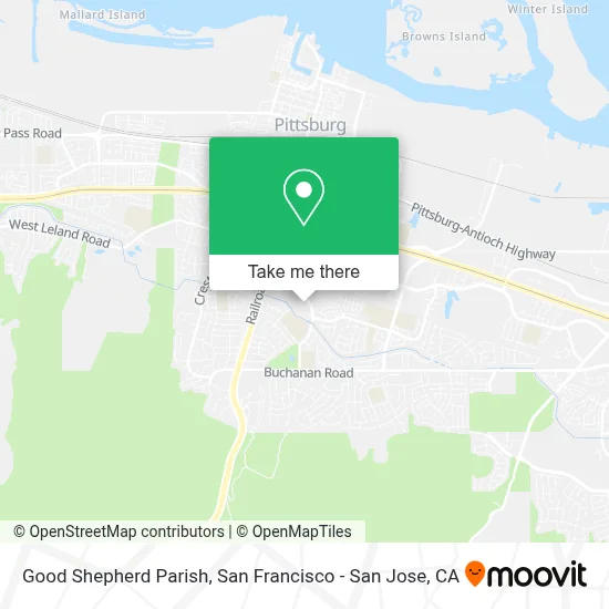 Good Shepherd Parish map