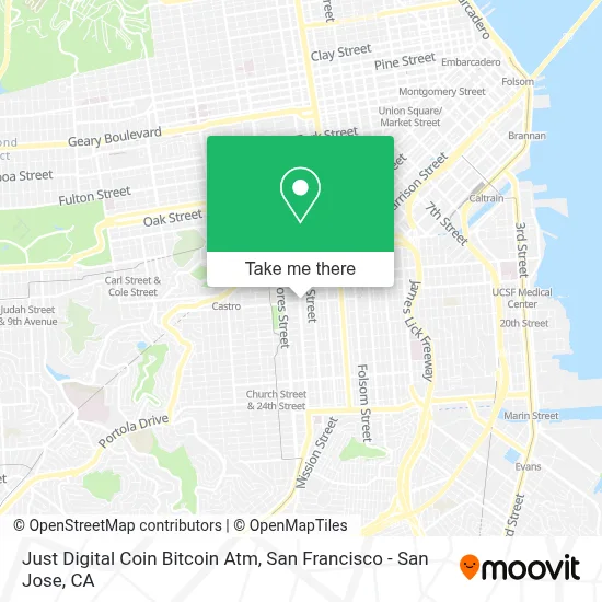 Just Digital Coin Bitcoin Atm map