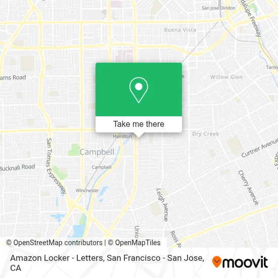 Amazon Locker - Letters map