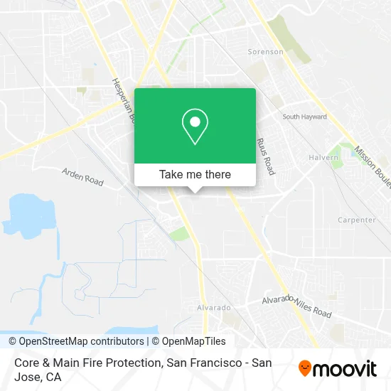 Core & Main Fire Protection map