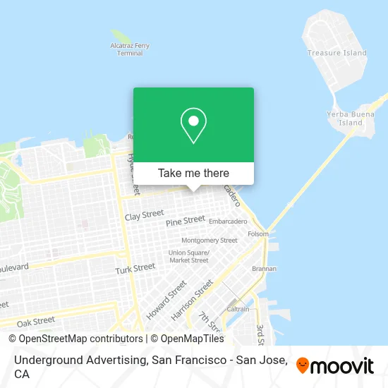 Underground Advertising map