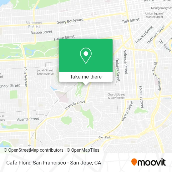 Cafe Flore map
