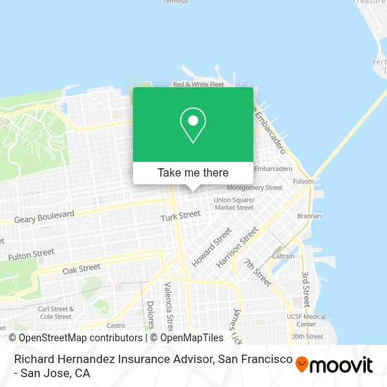 Richard Hernandez Insurance Advisor map