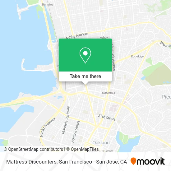 Mattress Discounters map