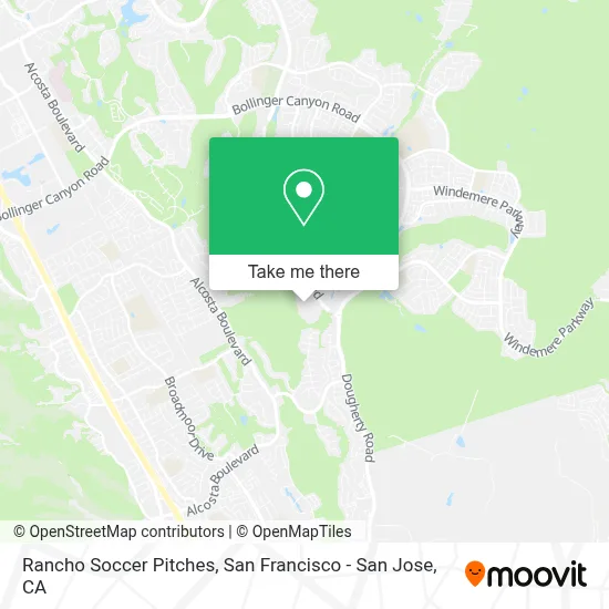 Rancho Soccer Pitches map