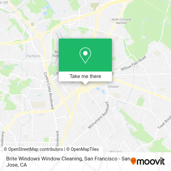 Brite Windows Window Cleaning map