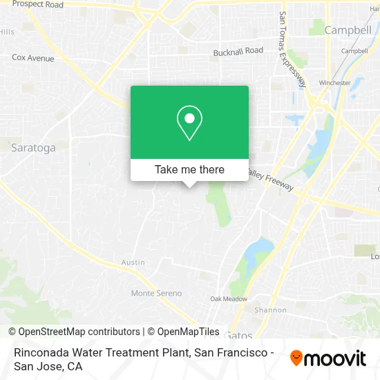 Rinconada Water Treatment Plant map
