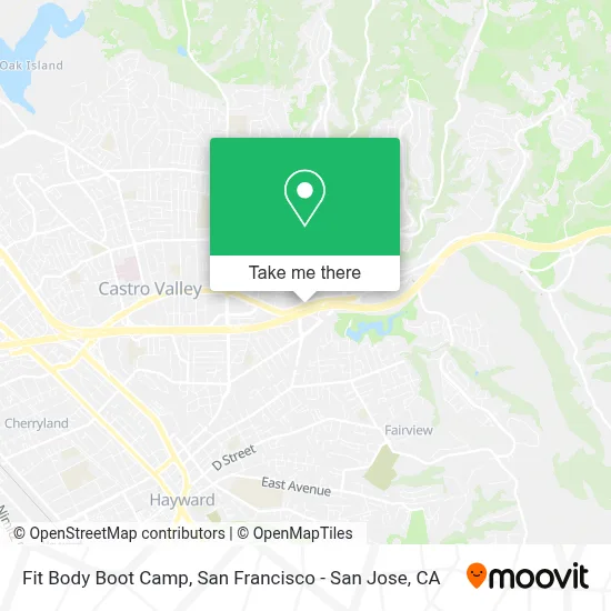 Fit Body Boot Camp map