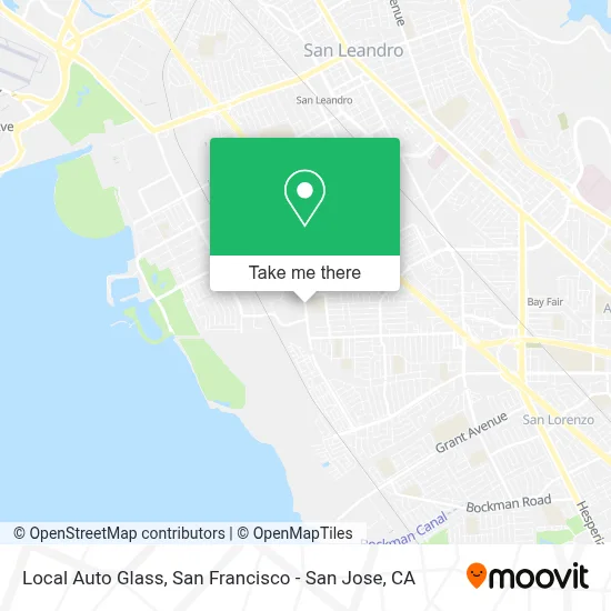 Local Auto Glass map