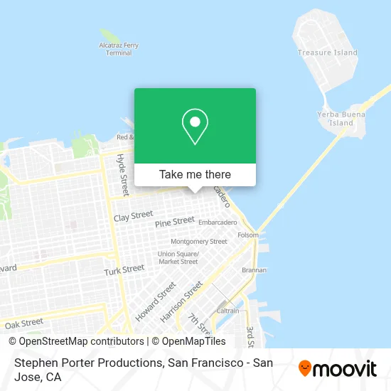 Stephen Porter Productions map