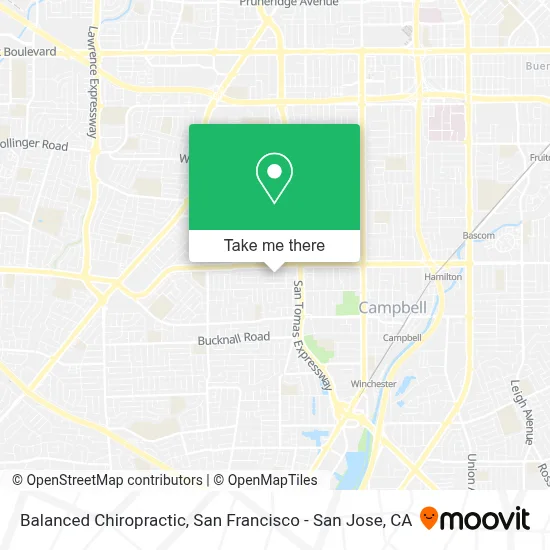 Balanced Chiropractic map