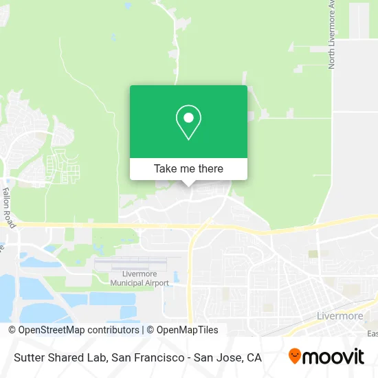Sutter Shared Lab map