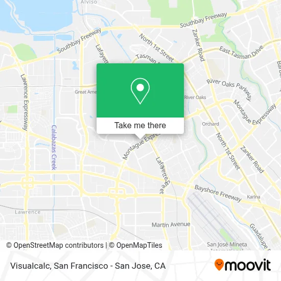 Visualcalc map
