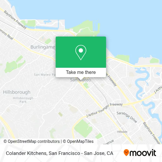 Colander Kitchens map