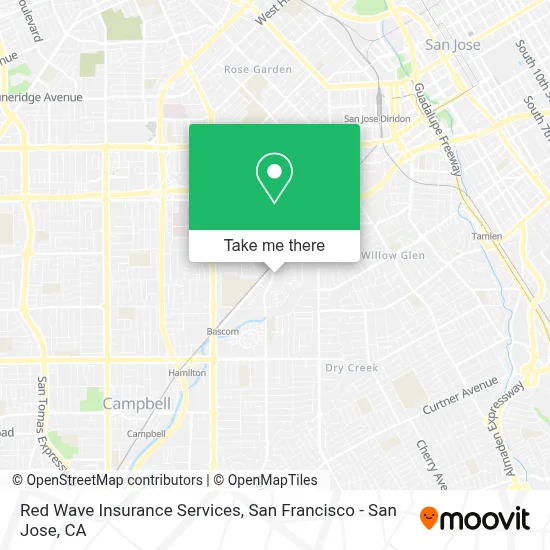 Red Wave Insurance Services map