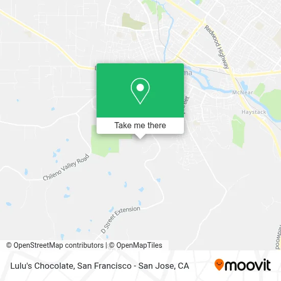 Lulu's Chocolate map