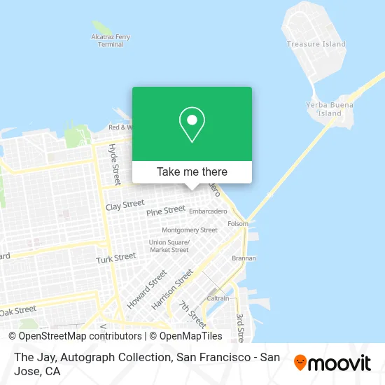 The Jay, Autograph Collection map