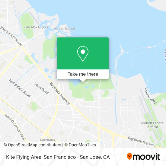 Kite Flying Area map