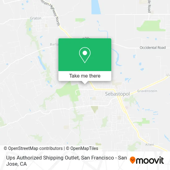 Ups Authorized Shipping Outlet map