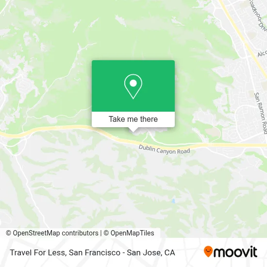 Travel For Less map