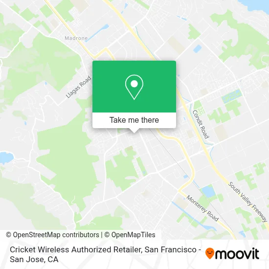 Cricket Wireless Authorized Retailer map