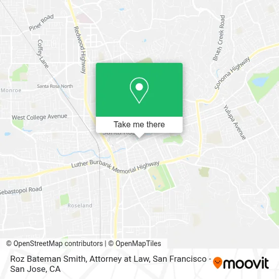 Roz Bateman Smith, Attorney at Law map