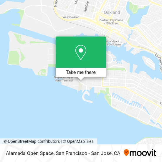 Alameda Open Space map