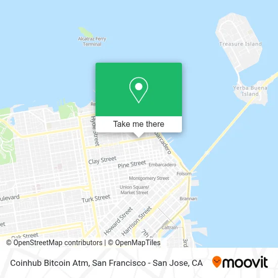 Coinhub Bitcoin Atm map