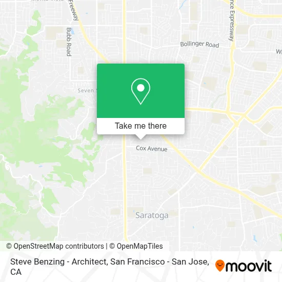 Steve Benzing - Architect map