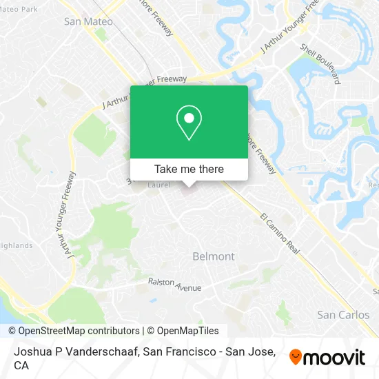 Joshua P Vanderschaaf map