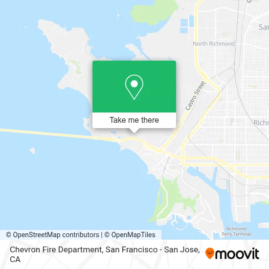 Chevron Fire Department map