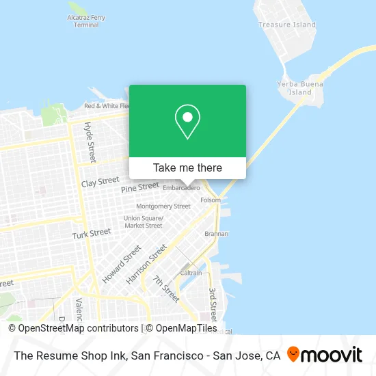 The Resume Shop Ink map